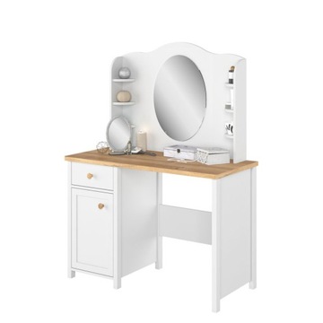 надставка для туалетного столика SO-06 STOR белый + дуб наш