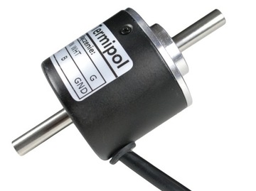 Инкрементный энкодер 360 имп/об, двухсторонний вал