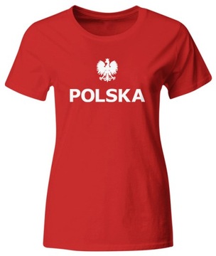 KOSZULKA KIBICA REPREZENTACJI POLSKI DAMSKA R. M