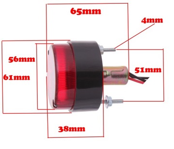 ЗАДНИЙ ФОНАР SCRAMBLER CAFE RACER CUSTOM, МАЛЕНЬКИЙ