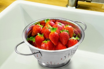 Durszlak Pail Metal Kitchen Fitmer для макаронных ручек с большими 30 см.