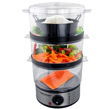 Parowar Esperanza STEAM VOLCANO EKG009 7 l przezroczysty 400 W