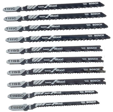 BOSCH zestaw brzeszczotów do drewna typ T