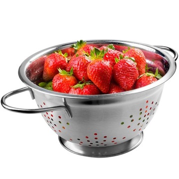 Durszlak Pail Metal Kitchen Fitmer для макаронных ручек с большими 30 см.