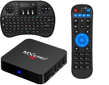 MXQ PRO TV BOX 2GB/16GB ANDROID 9 + KLAWIATURA i8