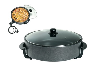 ЭЛЕКТРИЧЕСКАЯ СКОВОРОДА 41см 8л + КРЫШКА