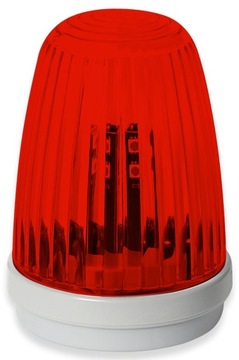 Lampa LED sygnalizacyjna KOGUT do BRAMY czerwona 12-230V z antena 433MHz