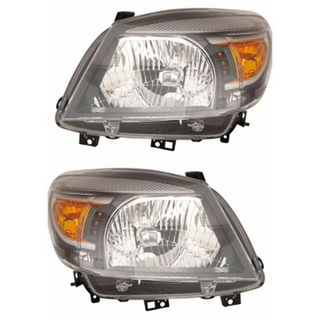 REFLEKTORY LAMPY FORD RANGER KOMPLET L+P
