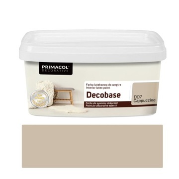 Farba Decobase 1l PRIMACOL - CAPPUCCINO D07
