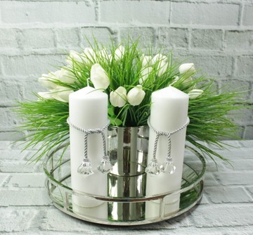 Серебряная нить для штор, свечей, подвески.