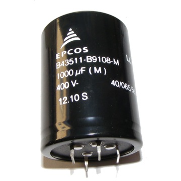 Kondensator elektrolityczny 1000uF 400V 45x60 snap
