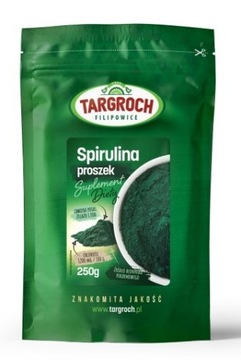 TARGROCH Spirulina w proszku 250g Czyste algi