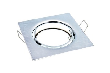 Галогенная лампа, квадратная, подвижная, LED ХРОМ