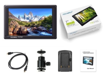 Feelworld FW279S 7-дюймовый монитор SDI HDMI для просмотра