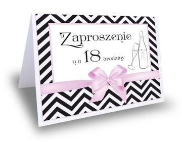 Zaproszenie zaproszenia na 18 urodziny osiemnastkę