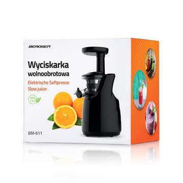 МЕДЛЕННАЯ СОКОВЫЖИМКА ДЛЯ ФРУКТОВ BERDSEN