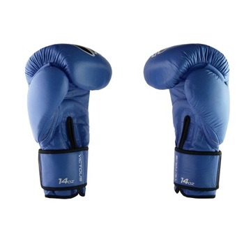 BELTOR VICTOUS RĘKAWICE BOKSERSKIE TRENINGOWE NIEBIESKIE 16OZ