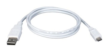 Kabel Przewód Micro USB do USB 2.0 Biały 2m