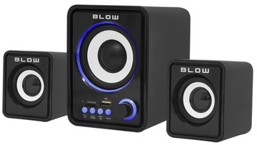 GŁOŚNIKI KOMPUTEROWE 2.1 USB MICRO SD BLOW MS-26