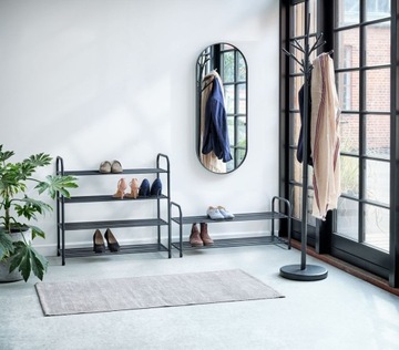 ПОЛКА ДЛЯ ОБУВИ СТОЙКА ДЛЯ ОБУВИ ШКАФ МЕТАЛЛИЧЕСКАЯ ПОДСТАВКА-ОРГАНИЗАТОР 2 ПОЛКИ