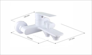 КОМПЛЕКТ РАКОВИНЫ ДЛЯ ВЫСОКОЙ ВАННЫ MEXEN ROYO FATTER