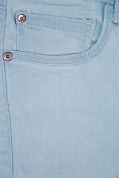 Mango Noa Jeansowe Damskie Błękitne Spodnie Jasny Jeans Rurki Skinny M 38