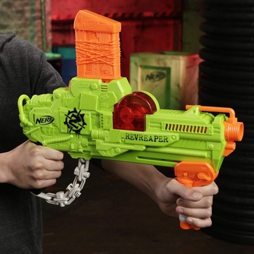 NERF ZOMBIE STRIKE REVREAPER 10 дротиков GUN