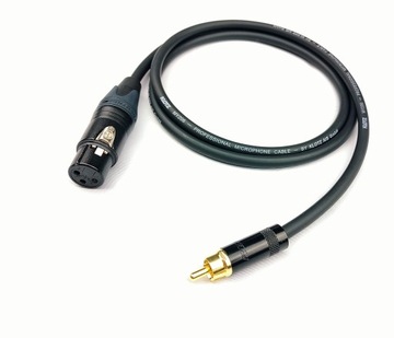Kabel mikrofonowy KLOTZ XLR na RCA NEUTRIK 6 m