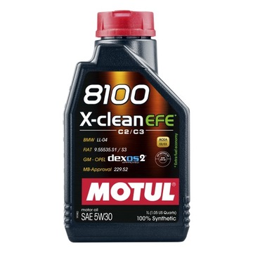 OLEJ MOTUL 8100 X-CLEAN EFE 5W30 1L + GRATIS