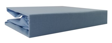 Prześcieradło z gumką 160x80 JERSEY BŁĘKIT OLKA