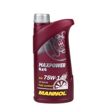 Olej synetyczny Mannol Maxpower 4x4 75w140 1l