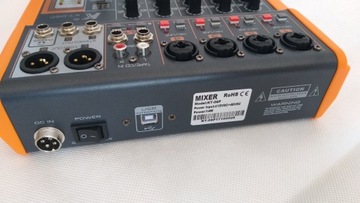 6-канальный домашний студийный микшер, USB-устройство