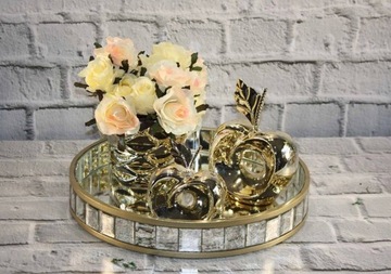 Золотая гламурная керамическая ваза H26 DEcodomi