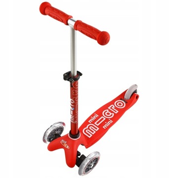 СКУТЕР МИНИ МИКРО ДЕЛЮКС КРАСНЫЙ КРАСНЫЙ