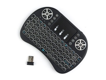 БЕСПРОВОДНАЯ ПОДСВЕТКА КЛАВИАТУРЫ i8 SMART TV