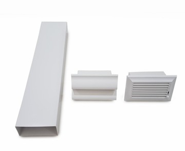 Вентиляционная вентиляционная вентиляция 110x55 Зена 0,5м