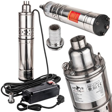 POMPA GŁĘBINOWA ŚRUBOWA DO WODY STUDNI 70M