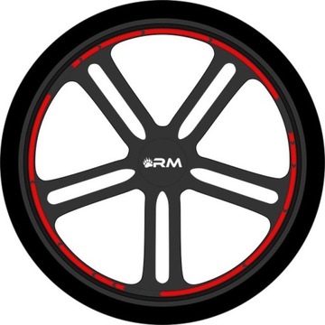 Наклейки на диски RIMS STRIPES 15-21 дюйм 8 мм №2