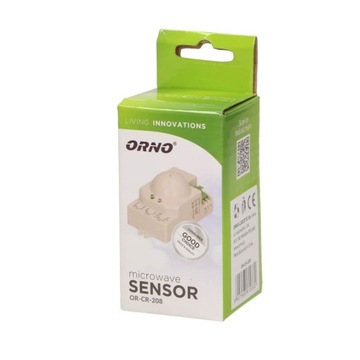 Светодиодный датчик движения микроволнового радара Orno на 360 градусов