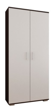 Szafa CALIFORNIA dwudrzwiowa D2 80 CM WENGE BIAŁY