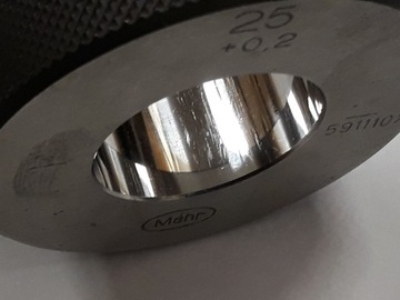 ОБРАЗЕЦ КОЛЬЦА ДЛЯ ДИАМЕТРА 25+0,2 MAHR