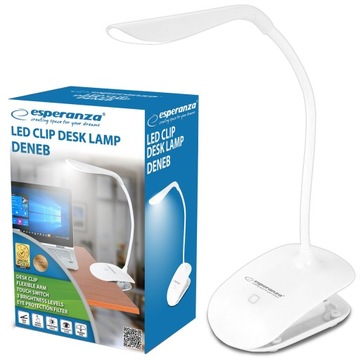 LAMPKA BIURKOWA LED NA DOTYK DOTYKOWA Z UCHWYTEM STOJĄCA 3 POZIOMY JASNOŚCI