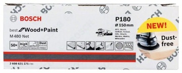 Абразивная сетка на липучке 150мм GR.180 BOSCH