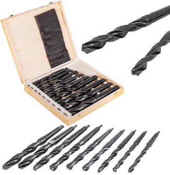 СВЕРЛА МОРСЕ ПО МЕТАЛЛУ 9 шт. 14,5-30мм МК2 МК3