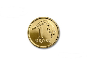 1 grosz 2014 rok Royal Mint - menniczy z woreczka
