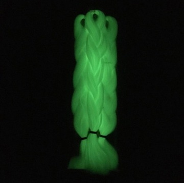 Синтетические пряди ВОЛОСЫ цветные косы СВЕТЯЩИЕСЯ