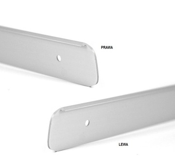 LISTWA BOCZNA BLATU LEWA lub PRAWA 28 mm ALUMINIUM