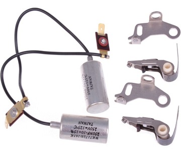 2X KONDENSATOR + PLATYNKI JAWA CZ TS 350 638 634