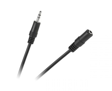 Przedłużacz JACK 3,5mm stereo wtyk-gniazdo 1,8m