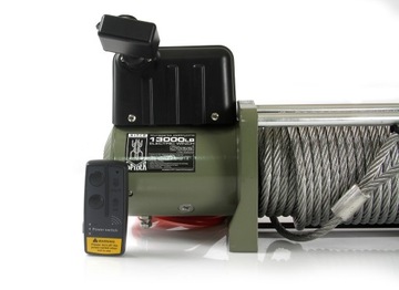 ЛЕБЕДКА СПАЙДЕР 13000 ФУНТОВ 6Т СТАЛЬНАЯ ЛЕБЕДКА